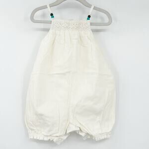 Calypso St‎ Barth for Target Toddler Girls Boho Summer Beaded Crochet Romper 18M